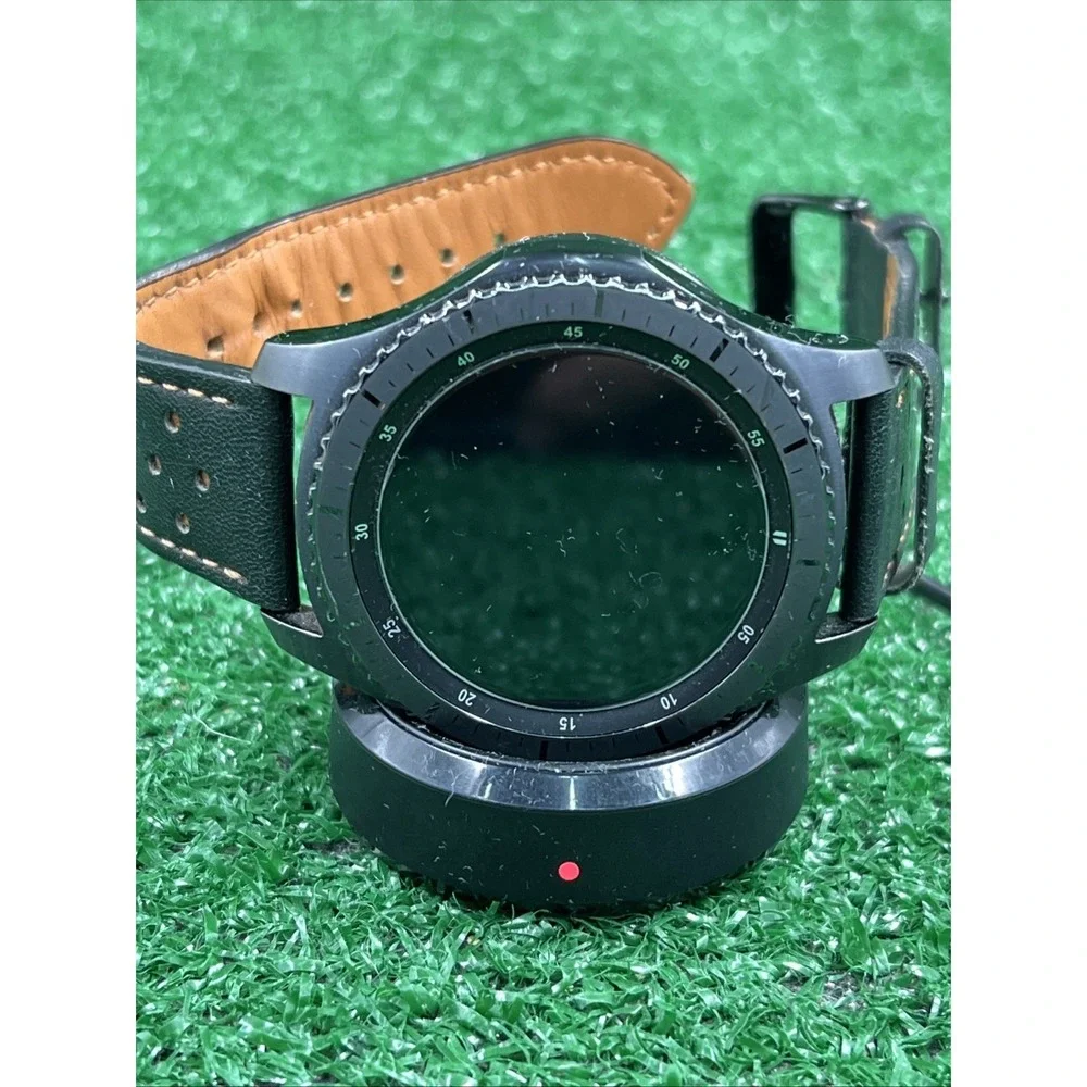 Samsung Gear S3 Frontier Smartwatch Black SM-R765T Stainless Steel OG Band